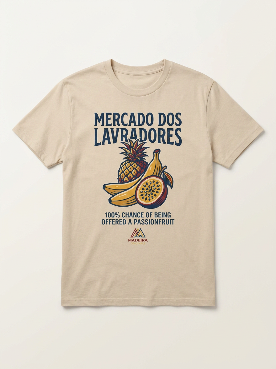 T-shirt ilustrada Mercado dos Lavradores